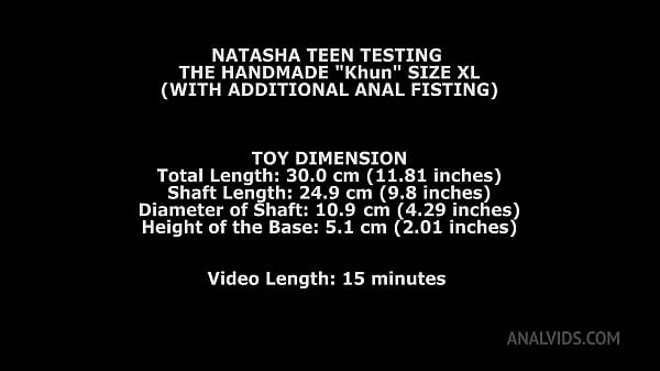 Natasha Teen Testing The Handmade Khun Size XL (With Additional Anal Fisting) ! TWT034