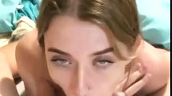 Leaked pov  hot girlfriend wpierced nose sucking  edging two tone malone dick: Porn