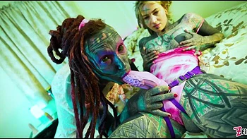 Hardcore Tattoo Couple Femdom
