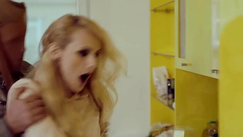 Maya gets caught on the hood of the car! - Jacquie et Michel TV