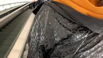 I control her pussy in public with a lovense lush - she moans and is embarassed