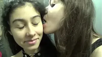 (RISKY PUBLIC SEX) Anal fuck and threesome sex in an elevator
