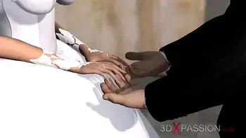 Young bride dreams of being fucked by a big black cock at a wedding