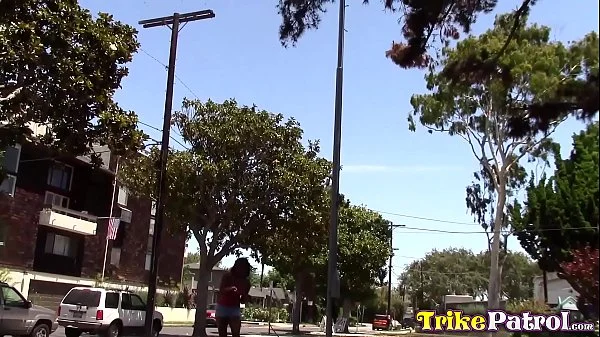 TRIKEPATROL Busty Filipina Takes Walking Break To Suck Strangers Dick