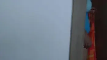 58-year-old hairy on vacation at the beach shows off in a bikini in front of her after the sea she goes to the apartment to masturbate and fuck, to end up peeing and bathing