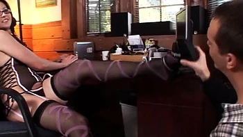 Guy with foot fetish licking ass