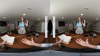 College student Octavia Red utilizes her big assets to receive passing grades