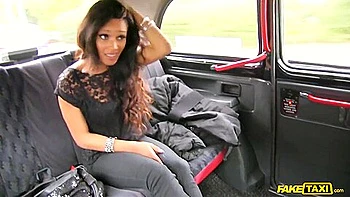 Busty Ebony Beauty Knows Her Way Around A Stiff Dick - Reality Taxi Sex