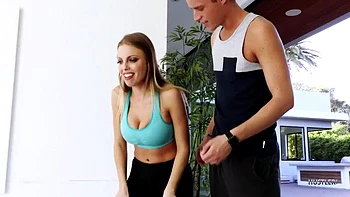 Tard con mi madrastra: Blowjob, Doggy  Cowgirl Porn