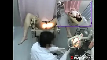 黒髪の美人主婦ヨウコさん（33）　～内診台診察（前半）～ 婦人科診察のすべて　File04-b