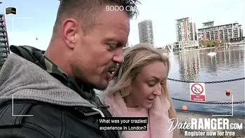 SCOTTISH BARBIE!! One night stand fuck in London: Amber Deen  (FULL SCENE)- DATERANGER.com