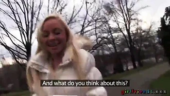 LESBO PICKS UP A HOT BLONDE: Hardcore, Babe  Handjob Porn