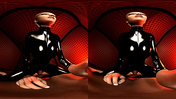 Mistress in Black Latex – POV Cowgirl