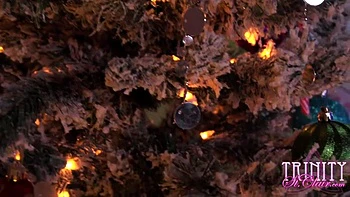 Trinity St Clair in Threeway Santa Fuck with Ava Addams Clip#1