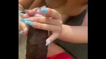 She can’t put on the condom she brought