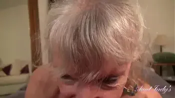 AuntJudys - 69yo Texas GILF Diane jacks you off