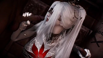 3D Hot Babe Wearing Sexy Lingerie Have Threesome Sex with Big Dick