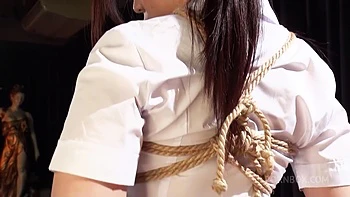 Curvy Asian Teen seduce to BDSM Group Sex by old Guys before Facial Bukkake in Japan