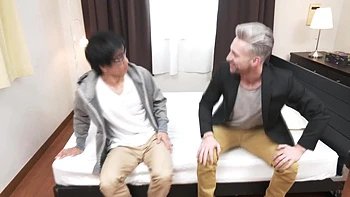 Mio Katsuki Maid-Interracial Threesome!