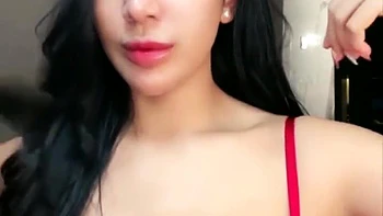 Videocall Sex Indo Girl Masturbate On Red Lingerie