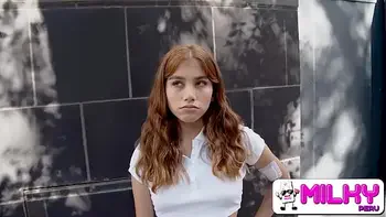 Marina Gold plays horny dares in the street