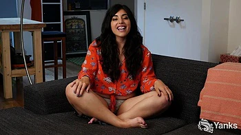 Catalina Rene s Leg Shaking Orgasms by Yanks: Amateur, Brunette  Masturbation Porn