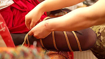 Asian Christmas Cosplay Bondage