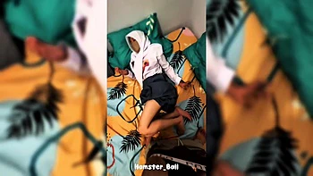 Biology Teacher - Hijab Girl From Islamic Boarding School 18+ Practices Biology With Her Teacher