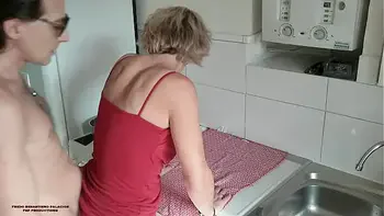100% Amateur Over 45 Milf Spreads Her Legs For Step Son In Kitchen
