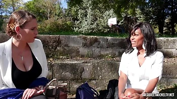 French Ebony Serena Black Casting - Frenchy