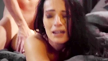 Cutie Brunette With Nice Tits Rammed From Behind