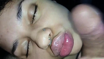 Big Load Of Cum On Naughty Bitch Face