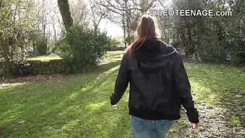 hairy 18 years old teen does anal casting