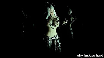 3D Huge Boobs Asian Cosplay Slut Naked Her Big Ass and Got Fucked