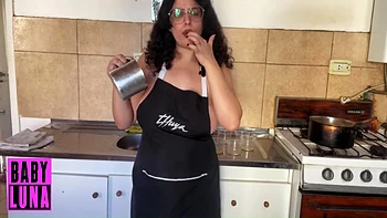 Apron Only Cooking Flan, Tits & Sweet Mess