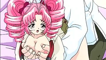 Cartoon teen with massive tits rides thick hard cock in POV