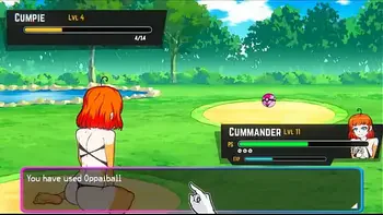 Oppaimon [Pokemon parody game] Ep.5 small tits naked girl sex fight for training