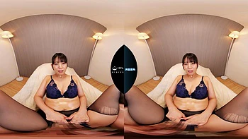 Never-Ending Curves Draped by Black Pantyhose