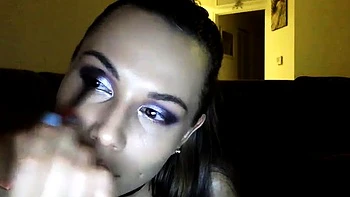 Amateur Facial For Teen Brunette