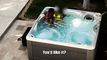 SUPER HOT Venezuelan MODEL Gets Fucked In The Jacuzzi &