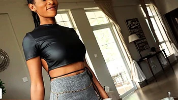 Amateur Huge Boobs Fat Booty Ebony Babe Pounded Rough