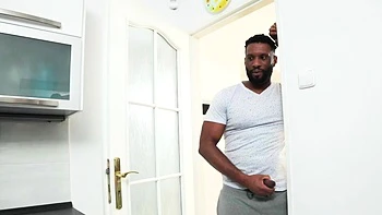 Cute 21yo maid doggyfucked by BBC boss