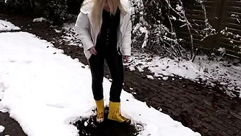 LadyKarame Meine Gummistiefel müssen glänzen, also leck