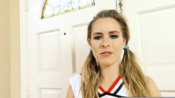 RYMJOB - Cute Blonde Cheerleader Loves AssLicking