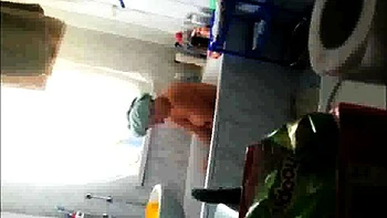 Peeking at my bathing stepmother