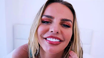 Hot Babe Grabs Dick After Stripping