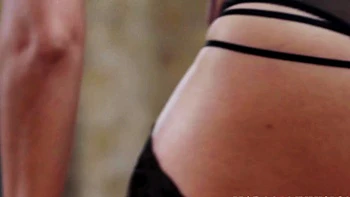 Lesbian students sharing their strapon