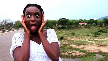 Black Girlfriend Sloppy Blowjob POV