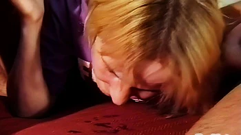 Horny blondie gets nailed