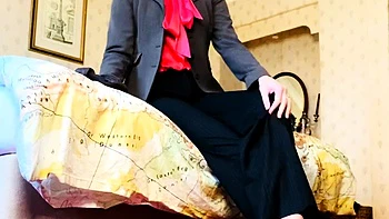 Cumshot amateur MILF suck and jerks dude in the bedroom